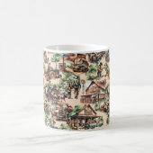 Western Ranch oder Landbebauungslandschaft Kaffeetasse (Mittel)