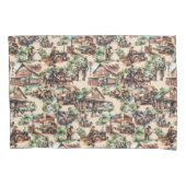 Western Ranch oder Landbebauungslandschaft Kissenbezug (Vorderseite-Links)