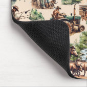 Western Ranch oder Landbebauungslandschaft Mousepad (Ecke)