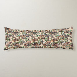 Western Ranch oder Landbebauungslandschaft Seitenschläferkissen