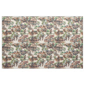 Western Ranch oder Landbebauungslandschaft Stoff (Fat Quarter (45,7 x 55,9 cm))