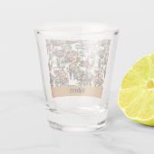 Western Ranch oder Landbewirtschaftungslandschaft Schnapsglas (Rückseite)