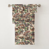 Western Ranch oder Landschaftslandschaft Badhandtuch Set (Insitu)