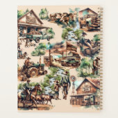 Western Ranch oder Landschaftslandschaft Planer (Rückseite)