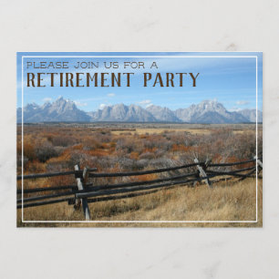 Western Ranch Party Einladung für die Altersversor