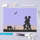 Western Range Dusk Seidenpapier (Handwerk)