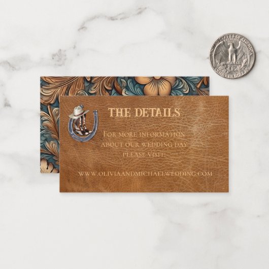 Western Rangliste Details Karte (Vorderseite/Rückseite Beispiel)