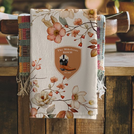 Western-Rangliste für benutzerdefinierte Familienn Geschirrtuch