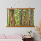 Western Red Cedar Tree | Washington State Wandteppich Mit Holzrahmen (Schlafzimmer)