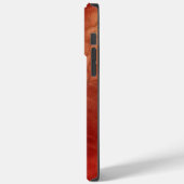 Western Red Cowhide Case-Mate iPhone Hülle (Rückseite / Links)