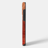 Western Red Cowhide iPhone Hülle (Linke Seite)