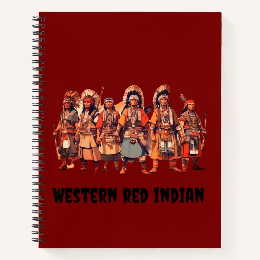 Western Red Indian Fighters of Courage Unity - Notizblock (Vorderseite)