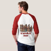 Western Red Indian Fighters of Courage Unity - T-Shirt (Schwarz voll)