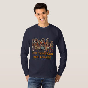Western Red Indian Fighters of Courage Unity - T-Shirt