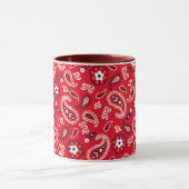 Western Red Paisley Tasse (Zentrum)