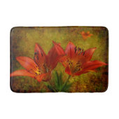 Western Red Prairie Lily Icon Badematte (Vorderseite)