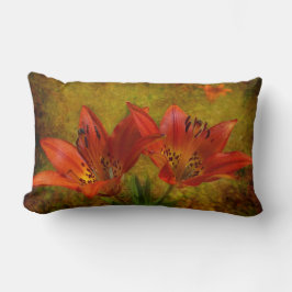 Western Red Prairie Lily Icon Lendenkissen