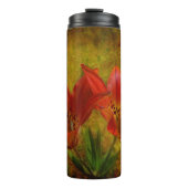 Western Red Prairie Lily Icon Thermosbecher (Vorderseite)
