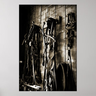 Western-Reißnagel Poster