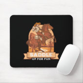 Western-Reitsport-Spaß für Spaß zusammenstellen Mousepad (Mit Mouse)