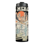 Western Retro Christliche Wüste Grafik Thermosbecher (Vorderseite)