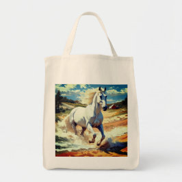 Western Retro Pferd auf Tote Tasche