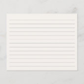 Western-Rezept-Karte (Rückseite)