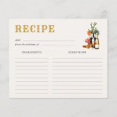 Western-Rezept-Karte (Vorderseite)