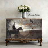 Western Rider Decoupage Seidenpapier