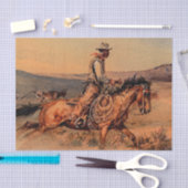 Western "Riding Herd" von Edward Borein Seidenpapier (Handwerk)