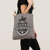 Western Rodeo ADD NAME Old West Steer Roping Roper Tasche (Von Nahem)