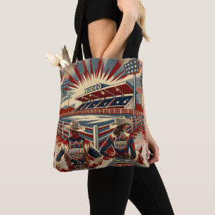 Western Rodeo Arena Cowboy Cowgirl Rodeo Team Tasche