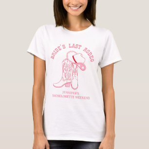 Western Rodeo bachelorette T-Shirt