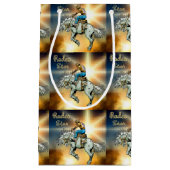 Western Rodeo Bronc Rider Geschenktasche Kleine Geschenktüte (Vorderseite)