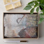 Western Rodeo Bull Country Cowboy Vintag rustikal Seidenpapier (Geschenk)