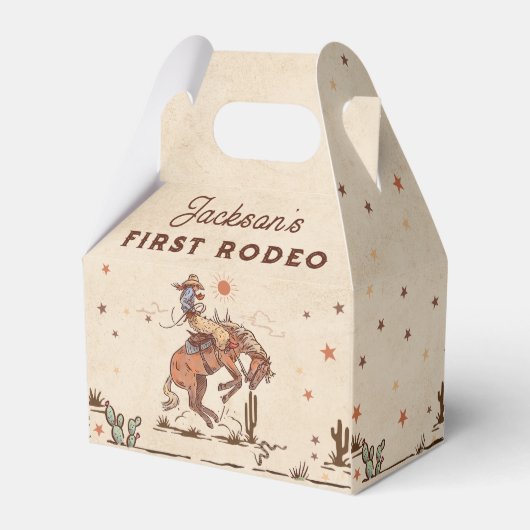 Western Rodeo Country Cowboy Geburtstag Geschenkschachtel (Vorderseite)