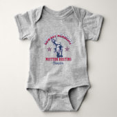 Western Rodeo Cowboy Academy Mutton Busting Kids Baby Strampler (Vorderseite)