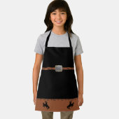 Western Rodeo Cowboy Belt Buckle und Bronc Rider Schürze (Insitu)