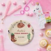 Western Rodeo Cowboy Birthday Pappteller (Party)