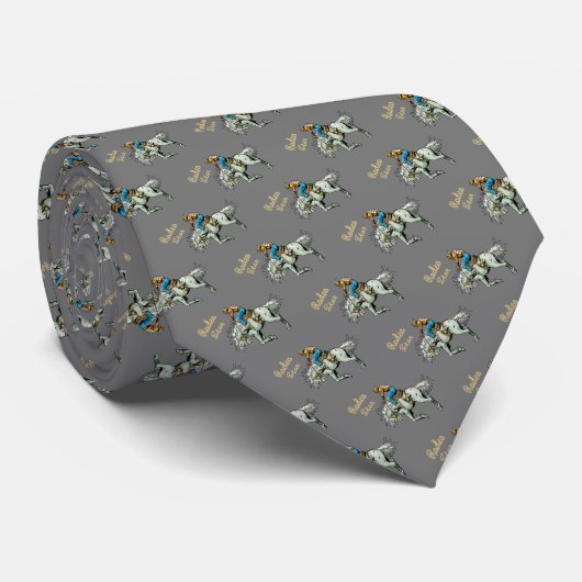 Western Rodeo Cowboy Bronc Rider Necktie Krawatte (Gerollt)
