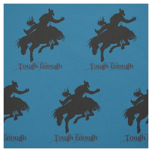 Western Rodeo Cowboy Bronc Riding Stoff (Muster)