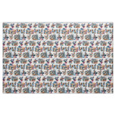 Western Rodeo Cowboy Bull Reitveranstaltung Stoff (Fat Quarter (45,7 x 55,9 cm))