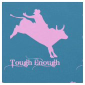 Western Rodeo Cowboy Bull Riding Stoff (Nahaufnahme)