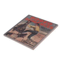 Western Rodeo Cowboy Calf Roping Rodeo Romance Fliese