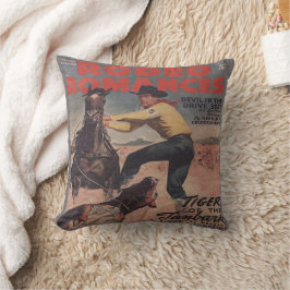 Western Rodeo Cowboy Calf Roping Rodeo Romance Kissen