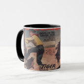 Western Rodeo Cowboy Calf Roping Rodeo Romance Tasse (Vorderseite Links)