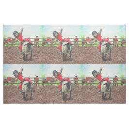 Western Rodeo Cowboy Cowgirl Mutton Busting 9" Stoff