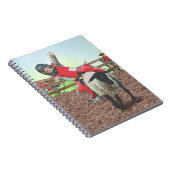 Western Rodeo Cowboy Cowgirl Mutton Busting Notizblock (Rechte Seite)