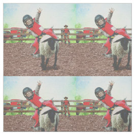 Western Rodeo Cowboy Cowgirl Mutton Busting Stoff
