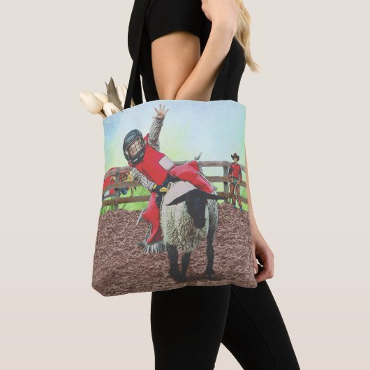 Western Rodeo Cowboy Cowgirl Mutton Busting Tasche (Von Nahem)